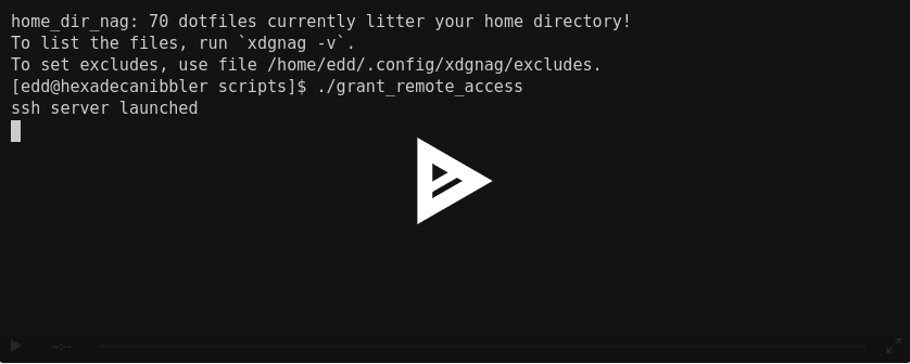 grant_remote_access: providing trusted remote assistance for Linux servers